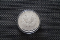 Australia - Lunar I Rooster - 1oz Srebro 999