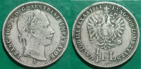 Austria ¼ florin, 1864 srebrnjak ***/