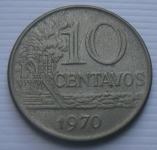 BRAZIL 10 CENTAVOS 1970