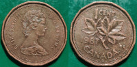 Canada 1 cent, 1987 ***/
