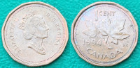 Canada 1 cent, 1994 +/