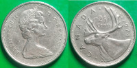 Canada 25 cents, 1974 ***/