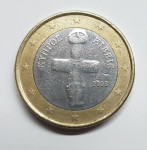 Cipar Cyprus, Kibris, 1 euro, 2008.