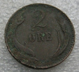 DENMARK 2 ORE 1899