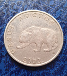 HRVATSKA CROATIA 5 KUNA 2002 – MRKI MEDVJED (URSUS ARCTOS)