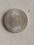 Kolumbija 50 pesosa