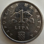 Kovanica 1 Lipa (Hrvatska) 1995.