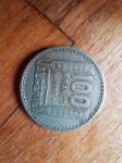 Kovanica 100 Francs 1952 - Alžir