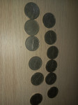 Kovanice od 1, 2, 5,10, 20, 50 lipa, 1, 2, 5 kuna parne godine i 2006