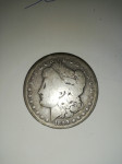 Morgan dollar 1890. (vg) silver KM#110