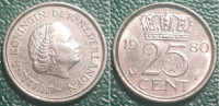 Netherlands 25 cents, 1980 ***/