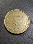 NIZOZEMSKA NETHERLANDS 20 EURO CENT 2001