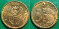 South Africa 5 cents, 2006