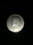 USA silver (40%) Kennedy 1/2 dollar 1967 (vf)