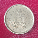 VATIKAN, 50 EURO CENT, 2017, KOVNICA "R". VRLO DOBRO STANJE.