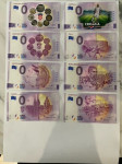 0 Euro Souvenir Banknotes Croatia - Euro Banknote Memory -8 kom raznih