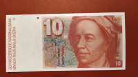 10 švicarskih franaka, 1987.god. UNC