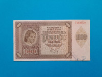 1000 Kuna 1941 NDH UNC