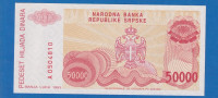 4822 - Banja Luka BOSNA  50000  DINARA 1993  A 0504810 UNC