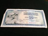 50 Jugoslavenskih dinara novčanica 1978.god.