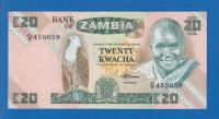 5168 /  ZAMBIA 20 KWACHA 1989    / UNC / ORIGINALNA NOVČANICA