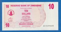 5211 / ZIMBABWE 10 C  DOLLARS 2006  UNC / ORIGINALNA NOVČANICA