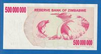 5233 / ZIMBABWE 500 000 000 DOLLARS 2007 /  UNC / ORIGINALNA NOVČANICA