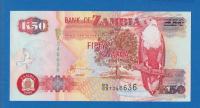 5265 / ZAMBIA 50 KWACHA 2009  /  UNC / ORIGINALNA NOVČANICA