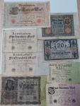 8 komada novčanica reichsmark