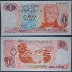 ARGENTINA (1989-1990) 1 Peso Argentino UNC