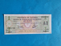 Argentina Provincija Tucuman 1 Austral 1987-1988 UNC