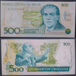 BRAZIL (1987) 500 Cruzados UNC