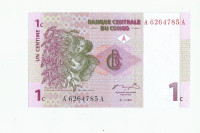 CONGO 1 centi 1997. UNC