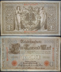 GERMANY / NJEMAČKA (1910) 1000 Mark