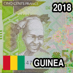 Guinea / Gvineja - 500 Francs (2018) UNC