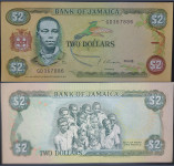 JAMAICA / JAMAJKA (1992) 2 Dollars UNC