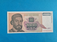Jugoslavija 1 000 Dinara 1994 UNC