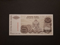 Krajina Banja Luka 500 000 000 (500 miliona) Dinara 1993 UNC