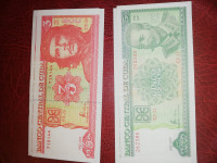 Cuba (Kuba) 3 Pesos, 5 Pesos (2004. 2007.) lot UNC