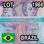 LOT Brazil - 100, 200 Cruzeiros (1984)