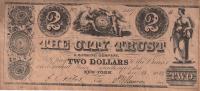 NEW YORK 2 DOLLARS 1839 COPY