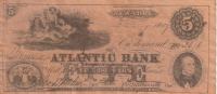 NEW YORK ATLANTIC BANK 5 DOLLARS COPY