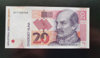 Novčanica 20 kuna 2012. UNC