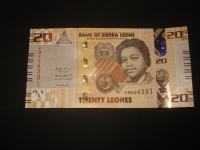 Sierra Leone 20 leones 2022.UNC (1 kom)