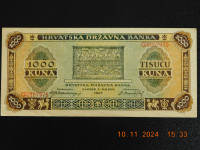 NOVČANICE 1000 KUNA 1943