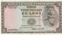 PORTUGAL TIMOR 1967-20 ESCUDOS