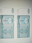 Republika Srpska Krajina 1992. 10.000 din (xf) consecutive pair