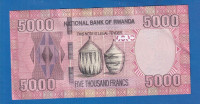 RWANDA - 2014 5000 Francs UNC Banknote 0363569 / 620