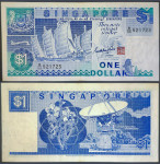 SINGAPORE / SINGAPUR (1987) 1 Dollar