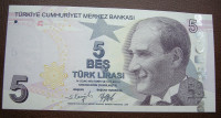 Turska 5 Turkish Lira 2022